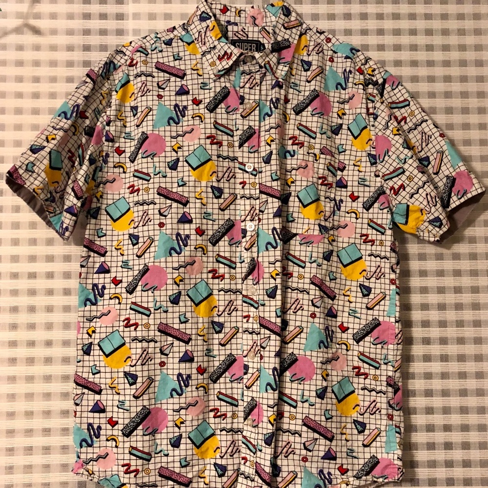 80’s Style Button Down